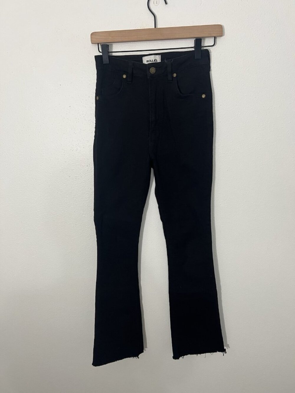 Rollas Jeans Women's Size 26 US 8 AU Black Eastcoast High Rise Bootcut Jeans